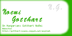 noemi gotthart business card